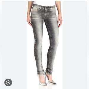 DIESEL Women's Livier Super Slim Jegging 0602W, Denim 22 d Wash, Sz W 26